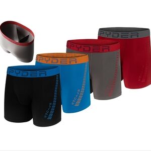 Spyder Comfort Support Pouch Boxer Briefs (Pack of 4)
